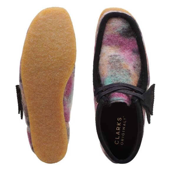 Clarks Womens Wallabee Boot Black Boots (NWT) - Picture 6 of 6